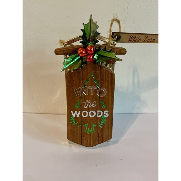 Bath & Body Works INTO THE WOODS Wooden Sled Wallflower Diffuser Plug In Air Fre - Picture 2 of 8